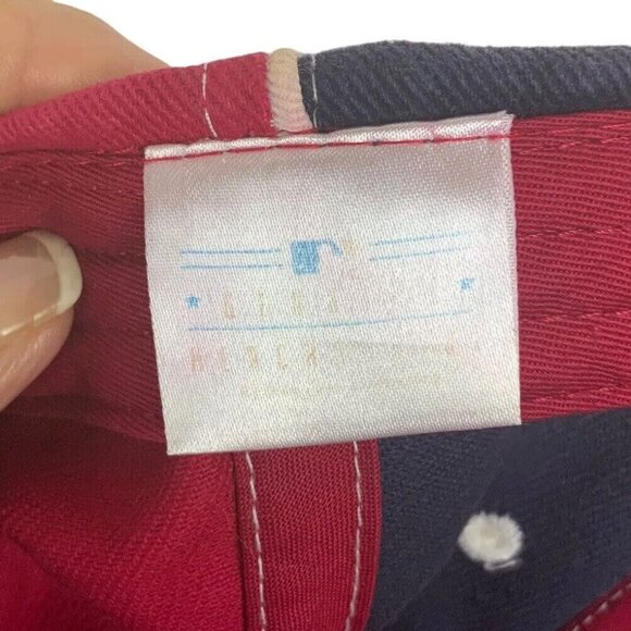 Texas Rangers MLB Embroidered Strapback Cap Navy & Red Drew Pearson Designs - Picture 6 of 7